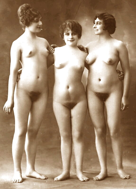Volume 3 of Black and White Photo of Naked / Nude Women and Girls in the Vintage Era