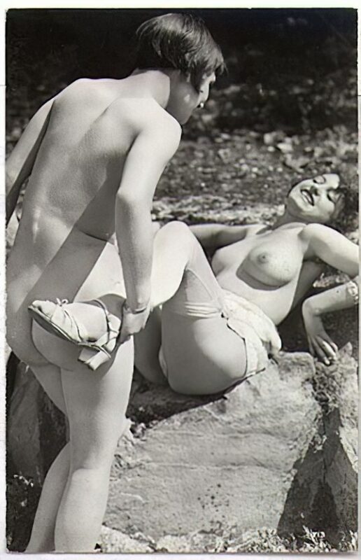 Volume 3 of Black and White Photo of Naked / Nude Women and Girls in the Vintage Era