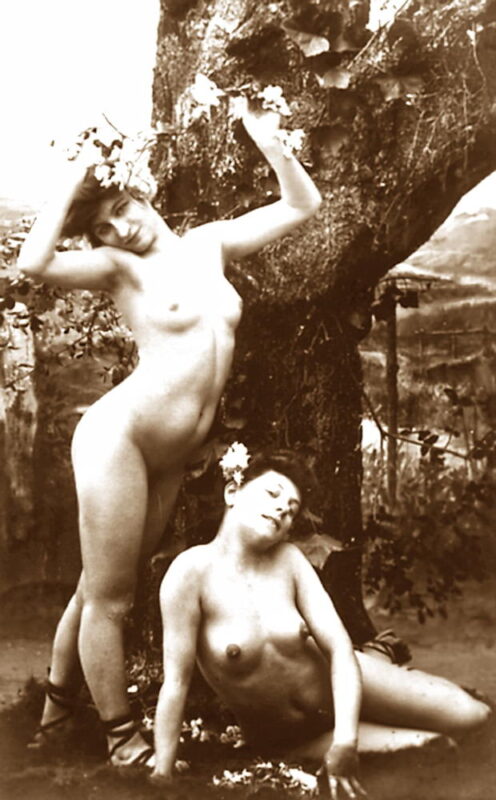Volume 3 of Black and White Photo of Naked / Nude Women and Girls in the Vintage Era