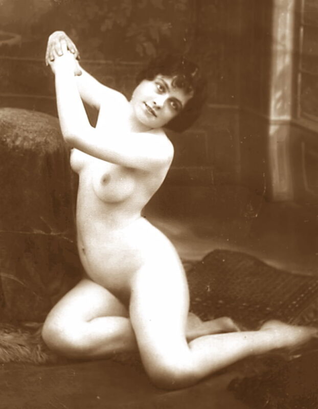 Volume 3 of Black and White Photo of Naked / Nude Women and Girls in the Vintage Era