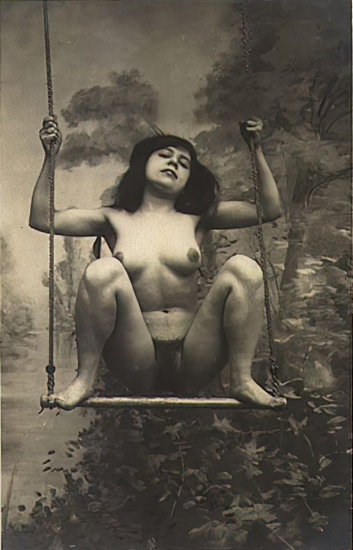 Volume 3 of Black and White Photo of Naked / Nude Women and Girls in the Vintage Era