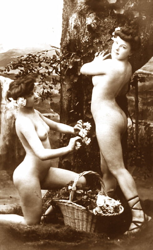 Volume 3 of Black and White Photo of Naked / Nude Women and Girls in the Vintage Era