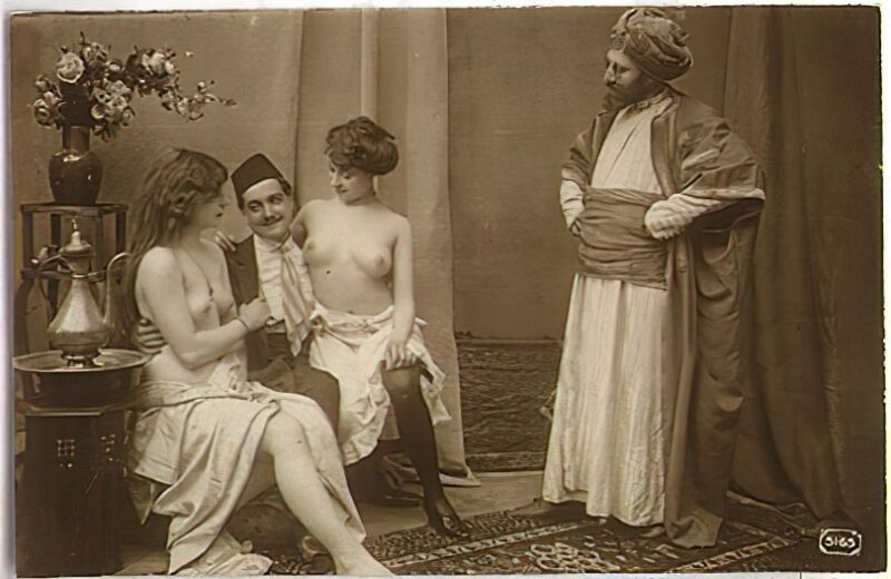 Volume 3 of Black and White Photo of Naked / Nude Women and Girls in the Vintage Era
