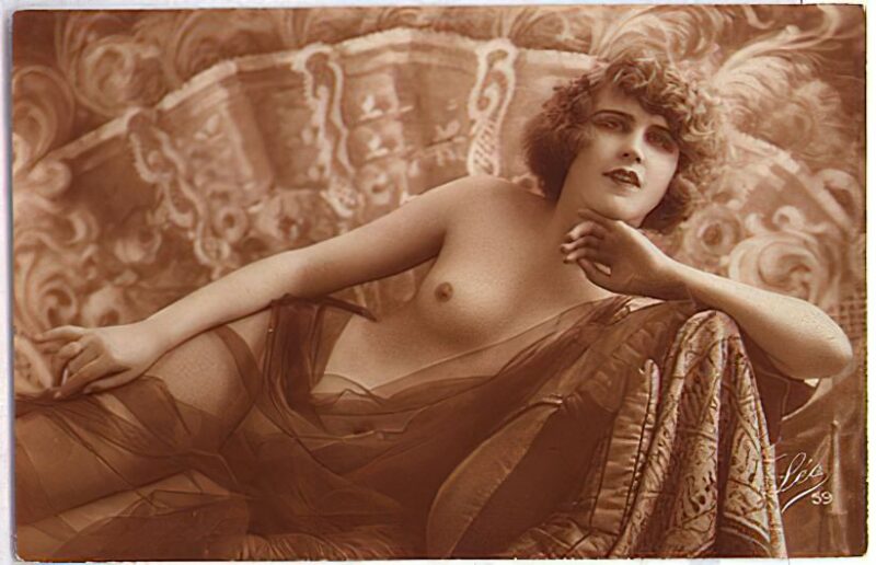 Volume 3 of Black and White Photo of Naked / Nude Women and Girls in the Vintage Era