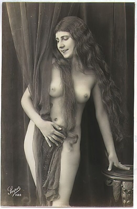 Volume 3 of Black and White Photo of Naked / Nude Women and Girls in the Vintage Era
