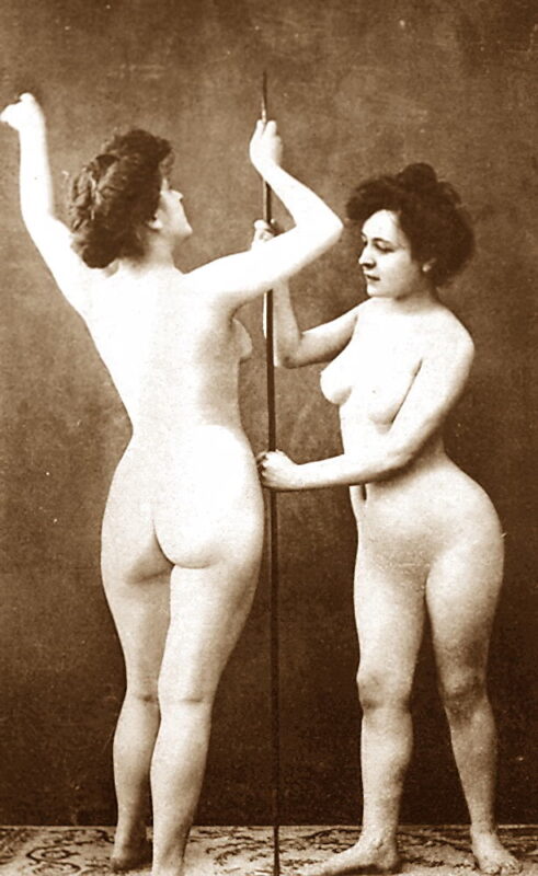 Volume 3 of Black and White Photo of Naked / Nude Women and Girls in the Vintage Era