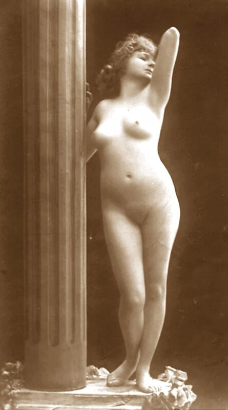 Volume 3 of Black and White Photo of Naked / Nude Women and Girls in the Vintage Era