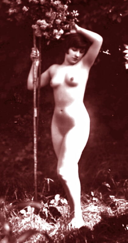 Volume 3 of Black and White Photo of Naked / Nude Women and Girls in the Vintage Era