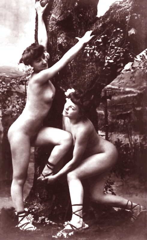 Volume 3 of Black and White Photo of Naked / Nude Women and Girls in the Vintage Era