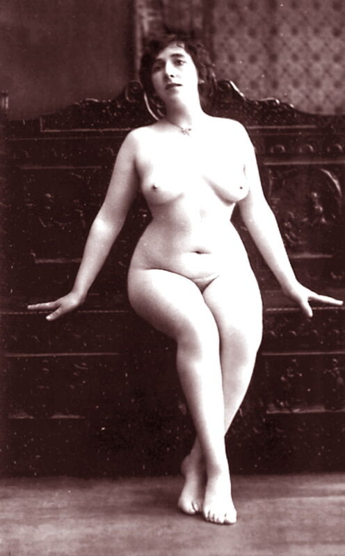 Volume 3 of Black and White Photo of Naked / Nude Women and Girls in the Vintage Era