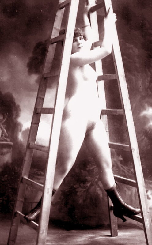 Volume 3 of Black and White Photo of Naked / Nude Women and Girls in the Vintage Era