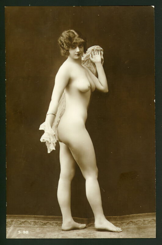 Volume 3 of Black and White Photo of Naked / Nude Women and Girls in the Vintage Era
