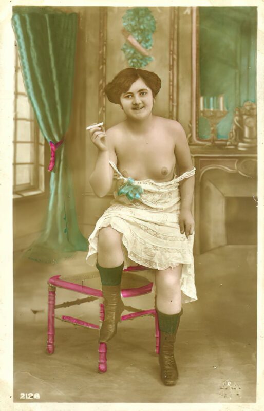 Volume 3 of Black and White Photo of Naked / Nude Women and Girls in the Vintage Era