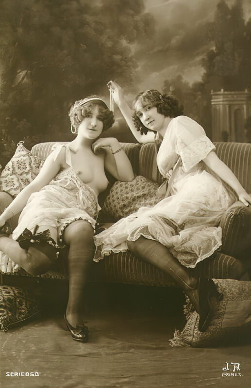 Volume 3 of Black and White Photo of Naked / Nude Women and Girls in the Vintage Era