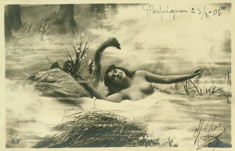 Volume 4 of Black and White Image of Naked / Nude Women and Girls in the Vintage Era