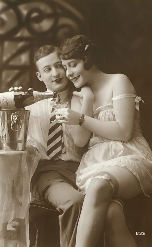 Volume 4 of Black and White Image of Naked / Nude Women and Girls in the Vintage Era