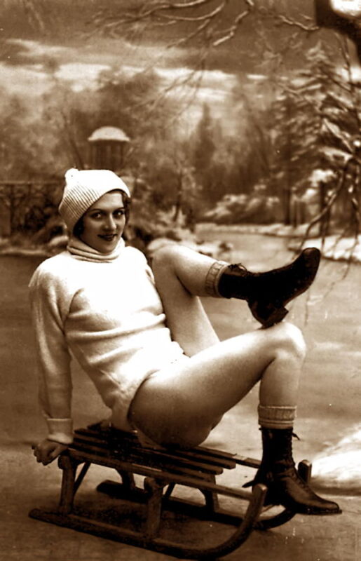 Volume 4 of Black and White Image of Naked / Nude Women and Girls in the Vintage Era