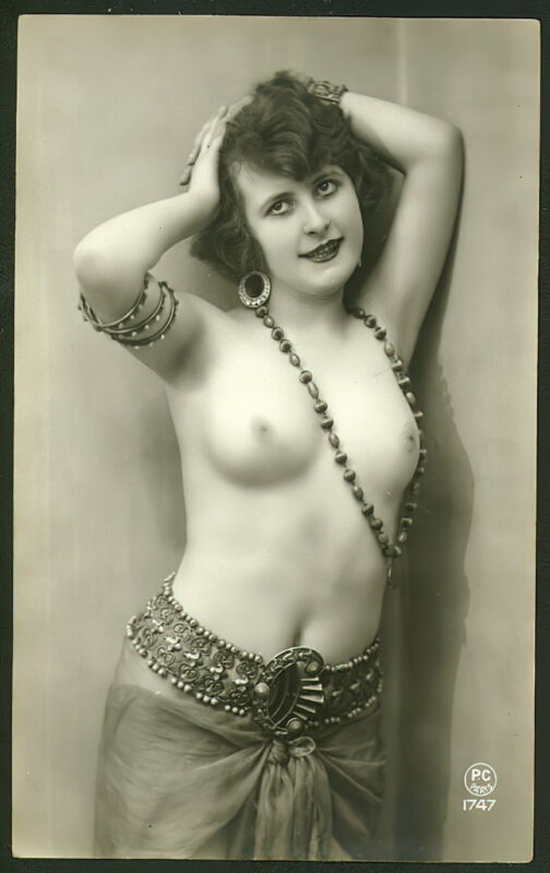 Volume 4 of Black and White Image of Naked / Nude Women and Girls in the Vintage Era
