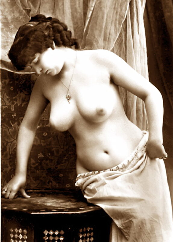 Volume 4 of Black and White Image of Naked / Nude Women and Girls in the Vintage Era