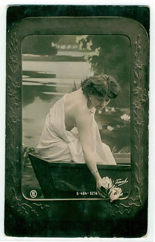 Volume 4 of Black and White Image of Naked / Nude Women and Girls in the Vintage Era