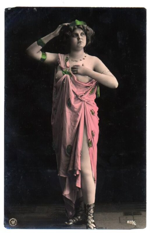 Volume 4 of Black and White Image of Naked / Nude Women and Girls in the Vintage Era