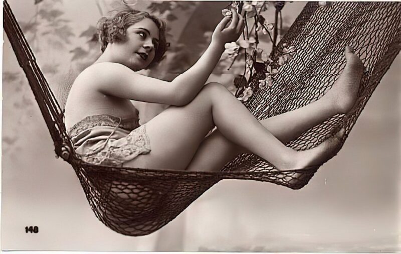 Volume 4 of Black and White Image of Naked / Nude Women and Girls in the Vintage Era