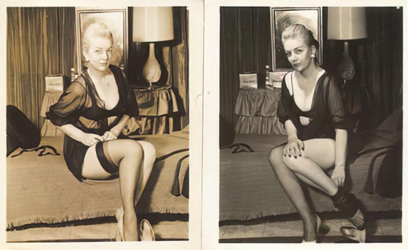 Photo - 046 of Vintage Nude Girl Mixed, Upscaled - Volume 1