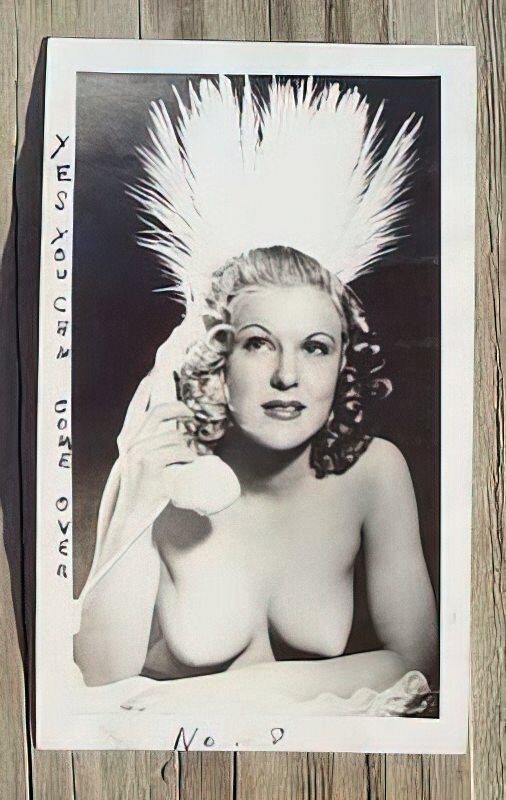 Vintage Nude Girl Mixed, Upscaled - Volume 2 - Photo 069