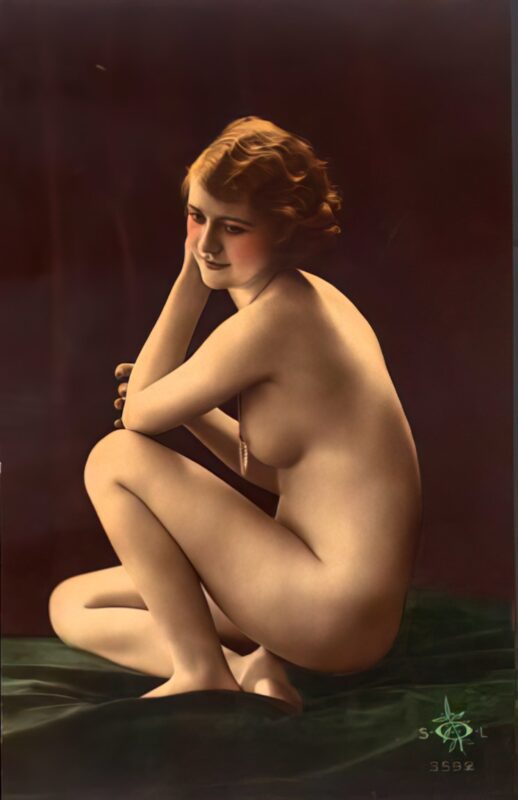 Vintage Nude Girl Mixed, Upscaled - Volume 2 - Photo 158