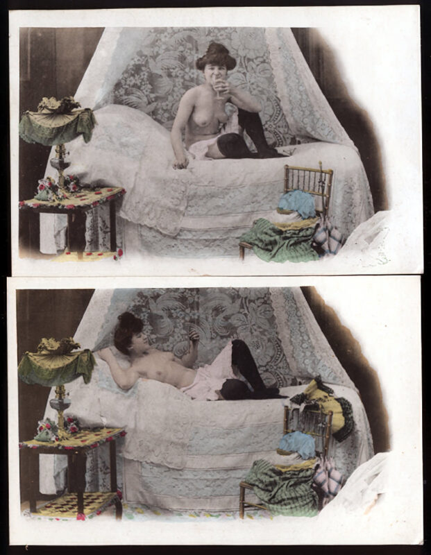 Volume 4 of Black and White Image of Naked / Nude Women and Girls in the Vintage Era