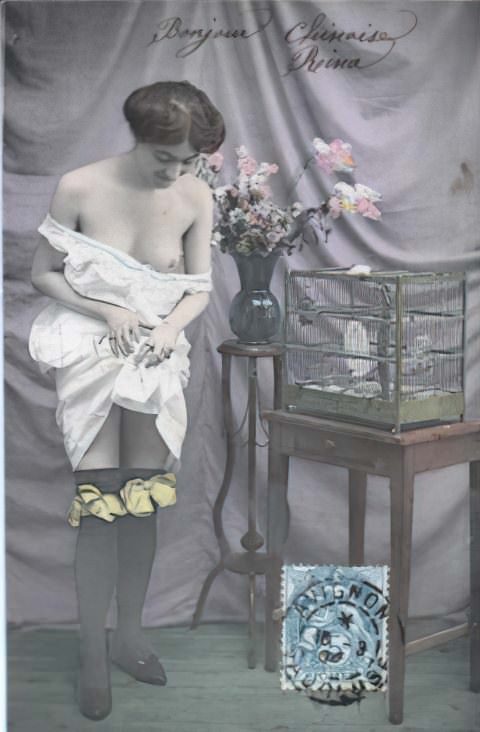 Photo 195 - Color Tint Vintage Nude Men and Women Sepia, Monochrome and Others Photo 195 - Color Tint Vintage Nude Men and Women Sepia, Monochrome and Others