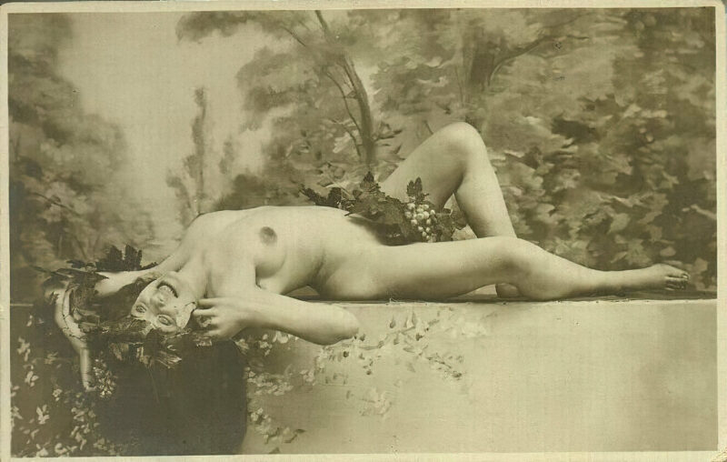 Volume 4 of Black and White Image of Naked / Nude Women and Girls in the Vintage Era