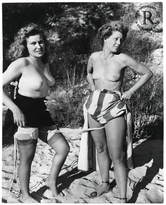 Vintage Women and Girls nude in the 1940's