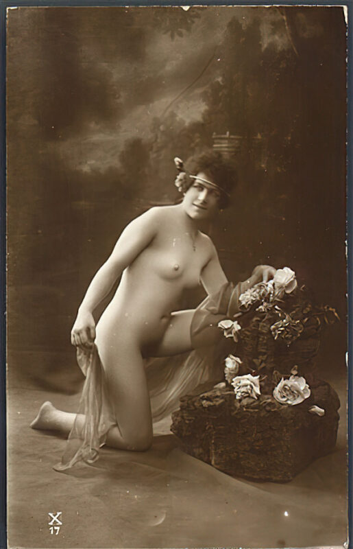 Volume 3 of Black and White Photo of Naked / Nude Women and Girls in the Vintage Era