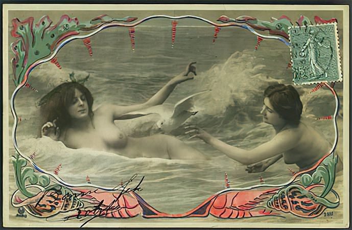 Photo 287 - Color Tint Vintage Nude Men and Women Sepia, Monochrome and Others Photo 287 - Color Tint Vintage Nude Men and Women Sepia, Monochrome and Others