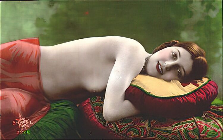 Photo 744 - Color Tint Vintage Nude Men and Women Sepia, Monochrome and Others Photo 744 - Color Tint Vintage Nude Men and Women Sepia, Monochrome and Others
