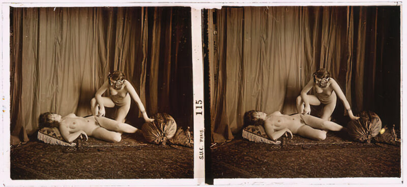 Photo 126 - Stereoscopic (3D) Views of Vintage Nude Men and Women from the 1800s to the 1920s Photo 126 - Stereoscopic (3D) Views of Vintage Nude Men and Women from the 1800s to the 1920s