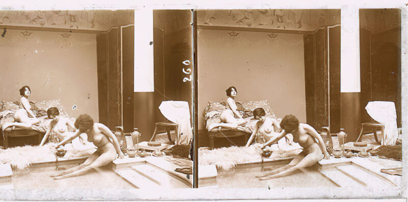 Photo 127 - Stereoscopic (3D) Views of Vintage Nude Men and Women from the 1800s to the 1920s Photo 127 - Stereoscopic (3D) Views of Vintage Nude Men and Women from the 1800s to the 1920s