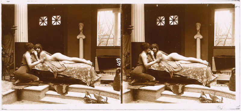 Photo 128 - Stereoscopic (3D) Views of Vintage Nude Men and Women from the 1800s to the 1920s Photo 128 - Stereoscopic (3D) Views of Vintage Nude Men and Women from the 1800s to the 1920s