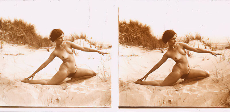Photo 143 - Stereoscopic (3D) Views of Vintage Nude Men and Women from the 1800s to the 1920s Photo 143 - Stereoscopic (3D) Views of Vintage Nude Men and Women from the 1800s to the 1920s