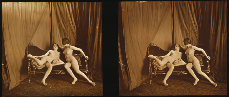 Photo 147 - Stereoscopic (3D) Views of Vintage Nude Men and Women from the 1800s to the 1920s Photo 147 - Stereoscopic (3D) Views of Vintage Nude Men and Women from the 1800s to the 1920s