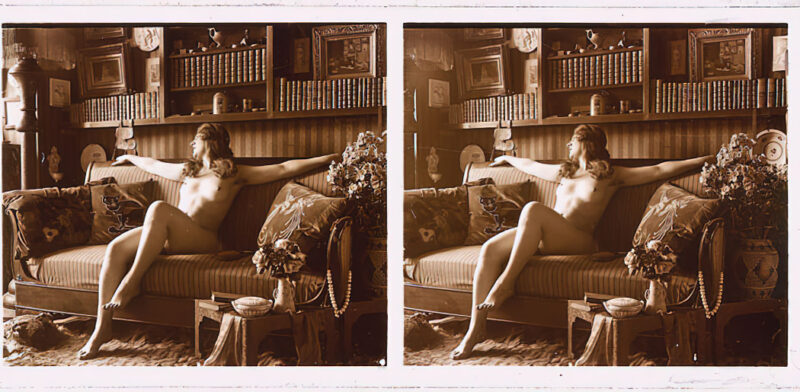 Photo 133 - Stereoscopic (3D) Views of Vintage Nude Men and Women from the 1800s to the 1920s Photo 133 - Stereoscopic (3D) Views of Vintage Nude Men and Women from the 1800s to the 1920s