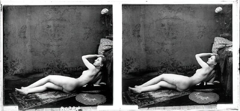 Photo 134 - Stereoscopic (3D) Views of Vintage Nude Men and Women from the 1800s to the 1920s Photo 134 - Stereoscopic (3D) Views of Vintage Nude Men and Women from the 1800s to the 1920s