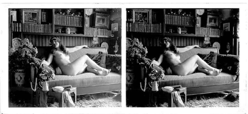Photo 135 - Stereoscopic (3D) Views of Vintage Nude Men and Women from the 1800s to the 1920s Photo 135 - Stereoscopic (3D) Views of Vintage Nude Men and Women from the 1800s to the 1920s