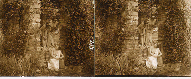 Photo 136 - Stereoscopic (3D) Views of Vintage Nude Men and Women from the 1800s to the 1920s Photo 136 - Stereoscopic (3D) Views of Vintage Nude Men and Women from the 1800s to the 1920s