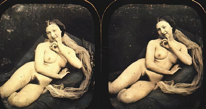 Photo 191 - Stereoscopic (3D) Views of Vintage Nude Men and Women from the 1800s to the 1920s Photo 191 - Stereoscopic (3D) Views of Vintage Nude Men and Women from the 1800s to the 1920s