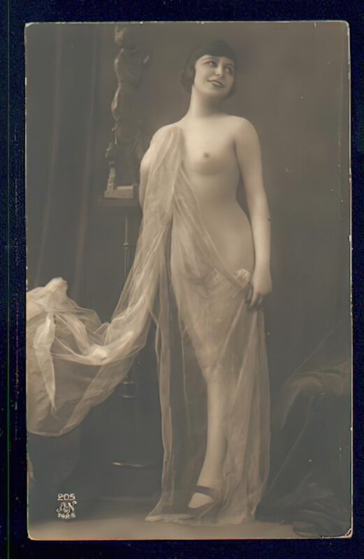 Volume 3 of Black and White Photo of Naked / Nude Women and Girls in the Vintage Era