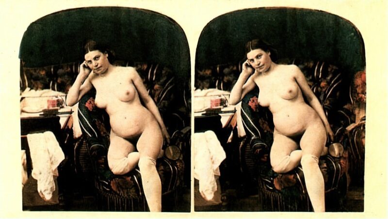 Photo 120 - Stereoscopic (3D) Views of Vintage Nude Men and Women from the 1800s to the 1920s Photo 120 - Stereoscopic (3D) Views of Vintage Nude Men and Women from the 1800s to the 1920s