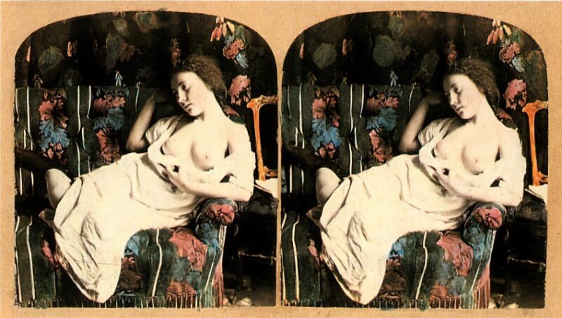 Photo 121 - Stereoscopic (3D) Views of Vintage Nude Men and Women from the 1800s to the 1920s Photo 121 - Stereoscopic (3D) Views of Vintage Nude Men and Women from the 1800s to the 1920s