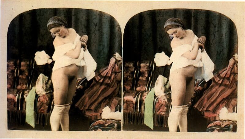 Photo 122 - Stereoscopic (3D) Views of Vintage Nude Men and Women from the 1800s to the 1920s Photo 122 - Stereoscopic (3D) Views of Vintage Nude Men and Women from the 1800s to the 1920s